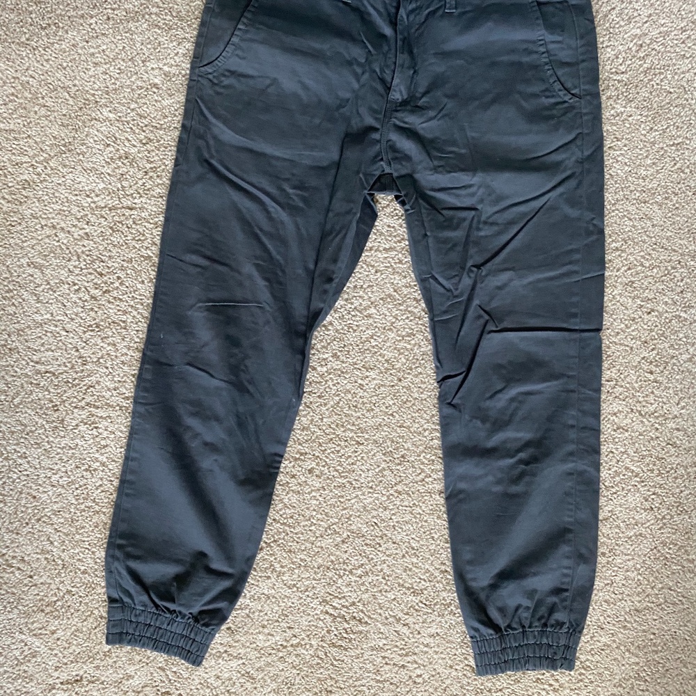 Vans Off The Wall Grey Joggers w/ Beltloops